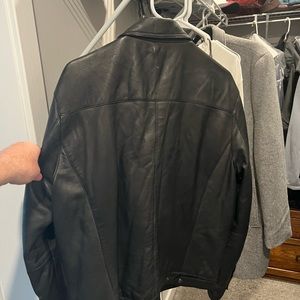 Men’s Large- Michael Kohr’s leather jacket- Dark Brown